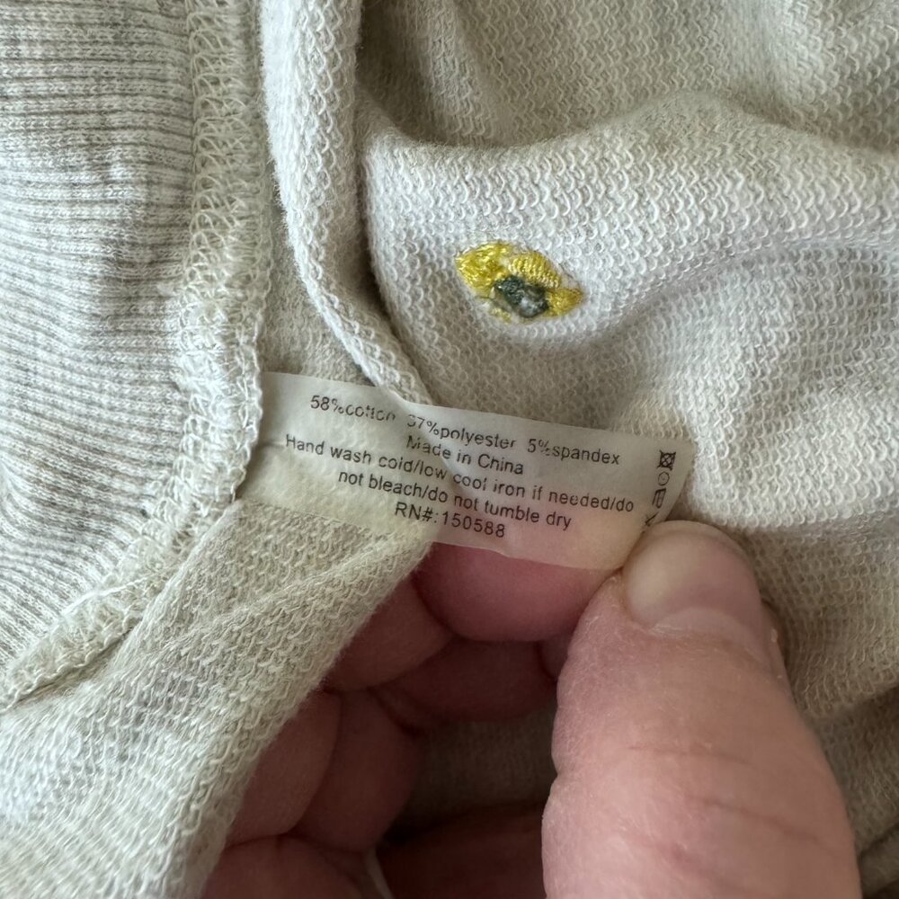 Sundays Two Women's Embroidered Sunflower Sweatpants Loungewear - Picture 7 of 7